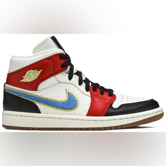 Nike Shoes - Nike. Wmns Air Jordan 1 Mid SE 'Let(Her)Man'. Size 12.